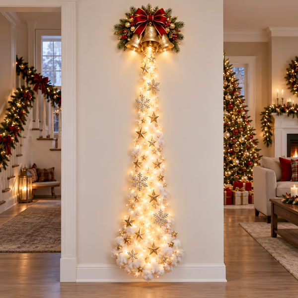 💯 Last day 49% OFF - 🎄✨ Christmas Magic Trail Wall Light - A Little Christmas Magic, Right on Your Wall
