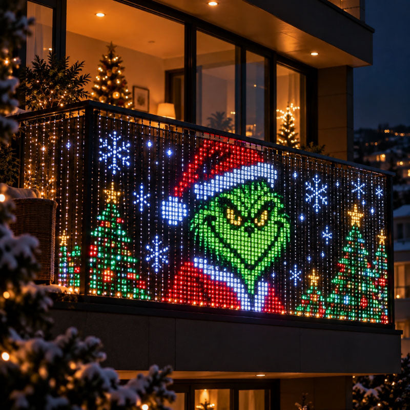 Smart RGBIC Outdoor LED Net Lights