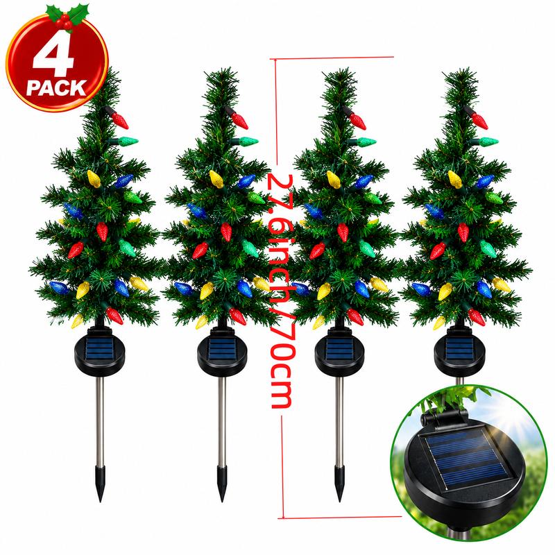 🎄Solar Christmas Tree Pathway Lights✨